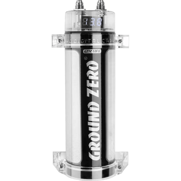 GZTC 1.0FX – 1 Farad condensator – Ground Zero – digitaal voltage-display – 12V