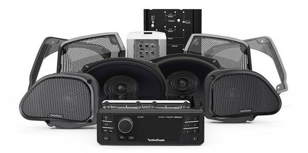 HD9813RG-STAGE3 - Audiopakket - Rockford Fosgate - Road Glide - Radio en 4 speakers