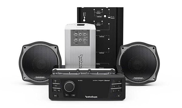 HD9813SG-STAGE2 - Audiopakket - Rockford Fosgate - Street Glide - Radio en versterker