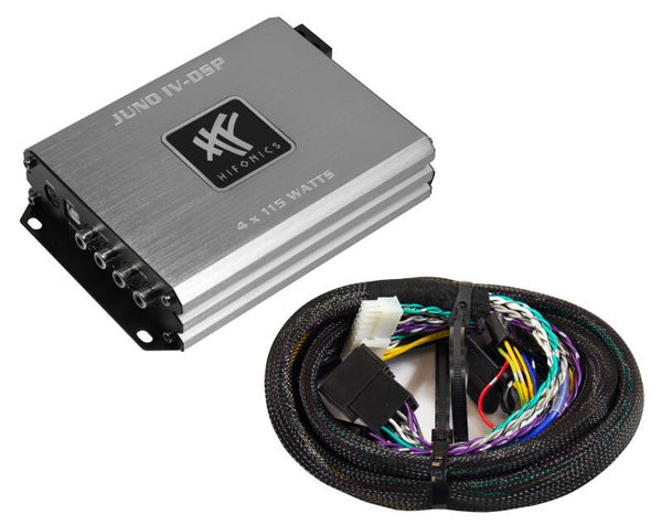 JUNO4DSP-ISO - 4-kanaals DSP versterker - Hifonics - 4 × 115 watt RMS - 2 Ohm