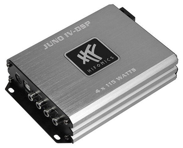 JUNO4DSP - 4-kanaals DSP versterker - Hifonics - 4 × 115 watt RMS - 2 Ohm