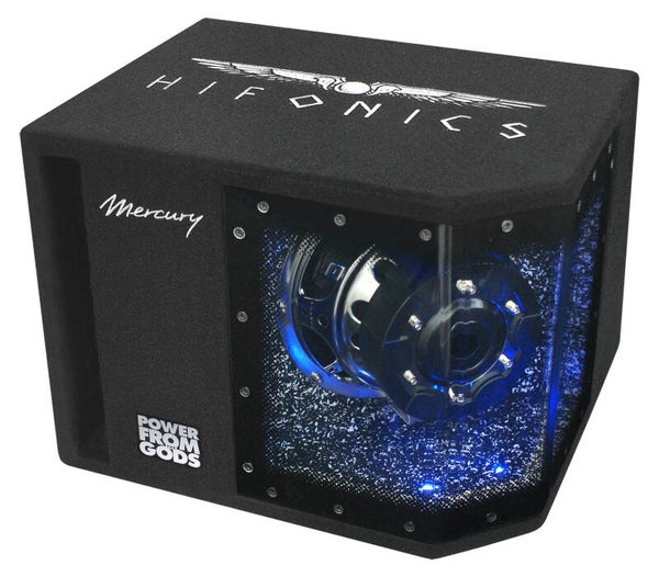 MR8BP - Subwoofer in kist - Hifonics - 8 inch - 300 watt RMS - 4 Ohm
