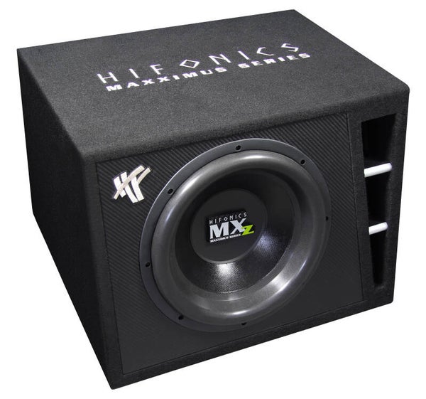 MXZ12R - Subwoofer in kist - Hifonics - 12 inch - 1000 watt RMS - 4+4 Ohm