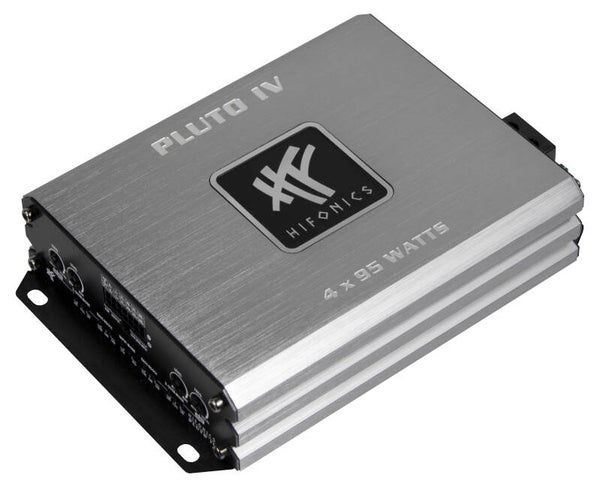 PLUTO IV - 4-kanaals versterker - Hifonics - 4 × 95 watt RMS - 2 Ohm