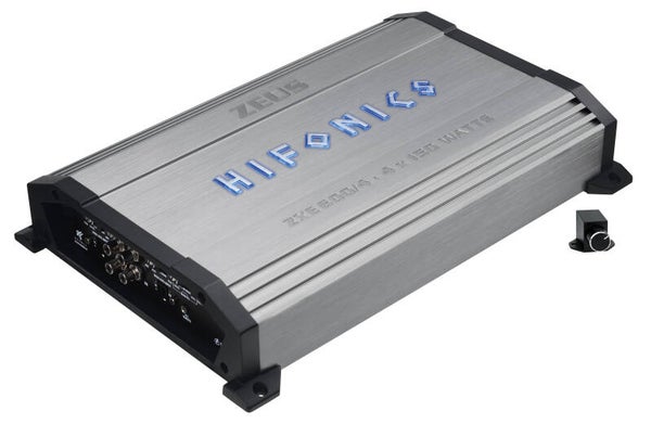 ZXE600/4 - 4-kanaals versterker - Hifonics - 4 × 150 watt RMS - 2 Ohm
