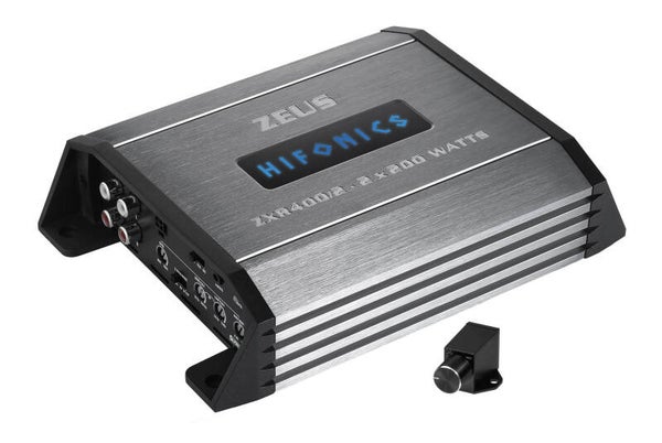 ZXR400/2 - 2-kanaals versterker - Hifonics - 2 × 200 watt RMS - 2 Ohm
