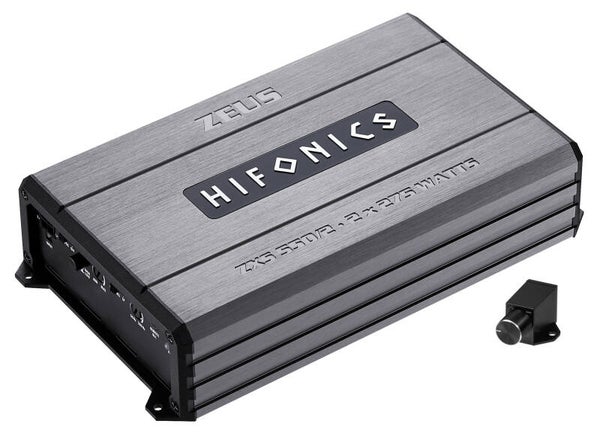 ZXS550/2 - 2-kanaals versterker - Hifonics - 2 × 275 watt RMS - 2 Ohm