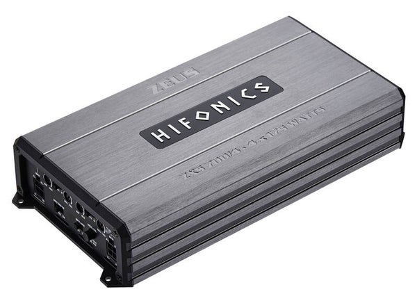 ZXS700/4 - 4-kanaals versterker - Hifonics - 4 × 175 watt RMS - 2 Ohm