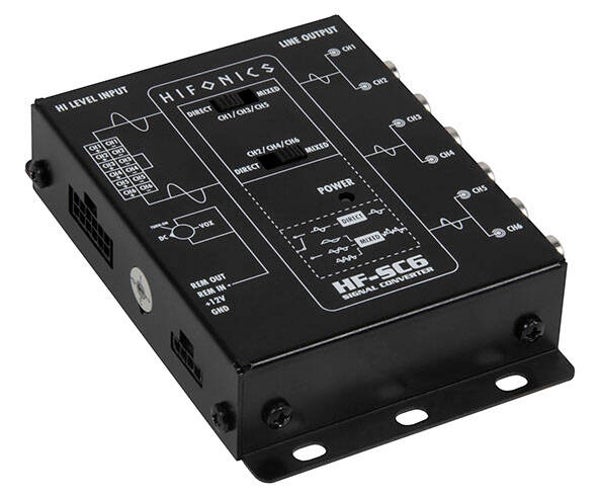 HF-SC6 - High-low converter - Hifonics - 6-kanaals