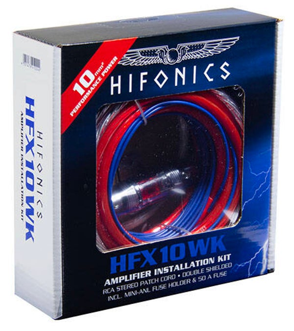 HFX10WK - Complete kabelset - Hifonics - 10 mm²