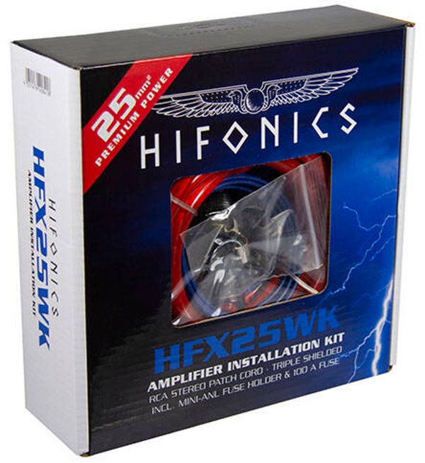 HFX25WK - Complete kabelset - Hifonics - 25 mm²