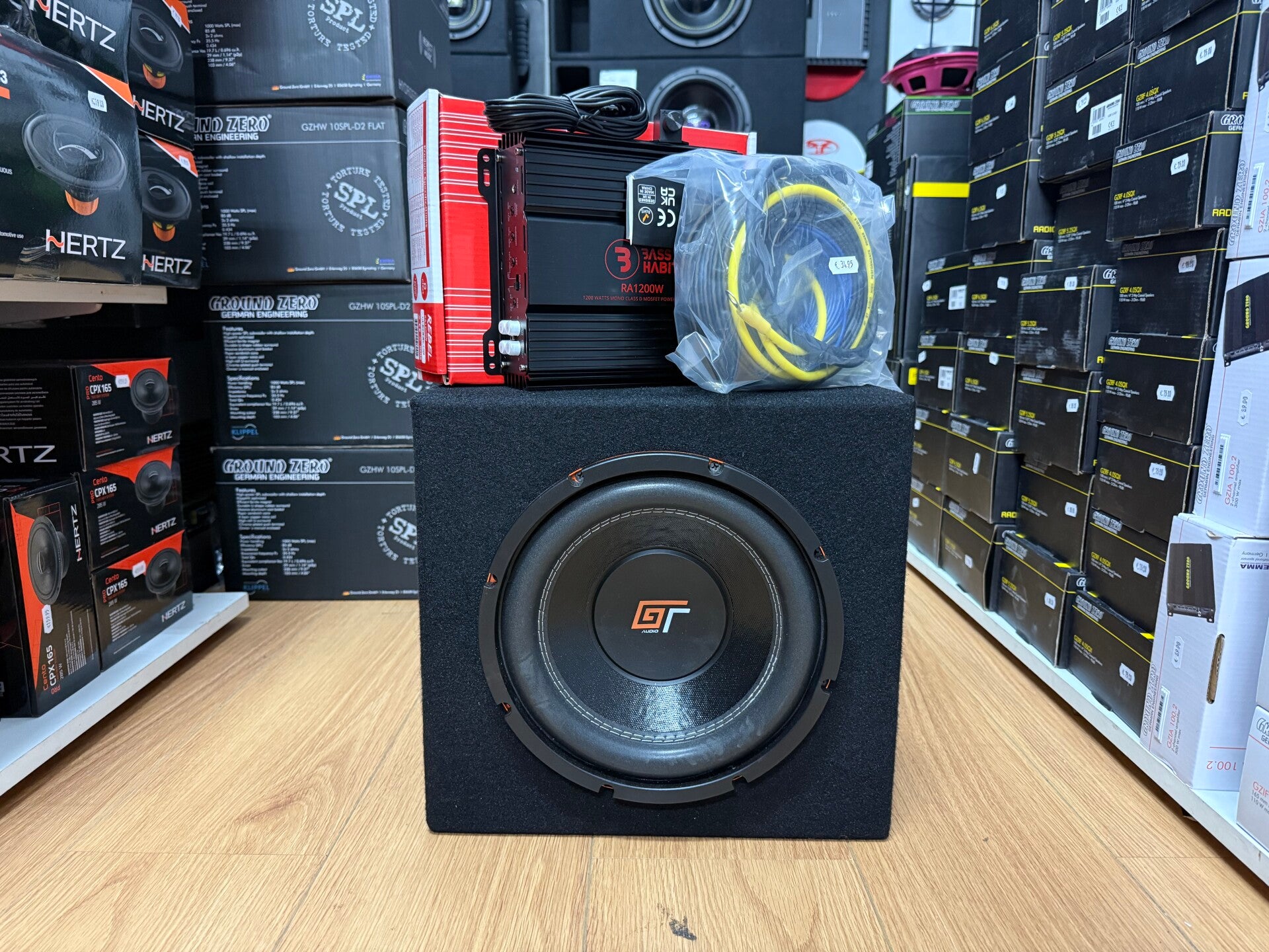 Midipack 1 - GB audio/ Bass Habbit - 10 inch - 350 watt RMS