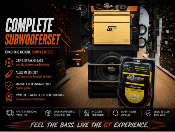 Minipowerpack 2 - Bassface/GT AUDIO - 8 inch - 500 watt RMS
