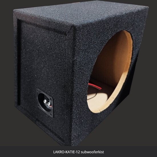 LAKRO-KATIE -12 - Subwooferkist - Lakro - 12 Inch -  27 Liter - 18 mm MDF