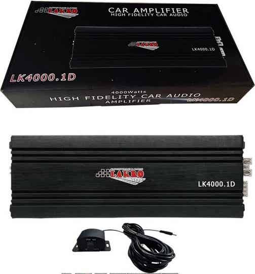 LK4000.1D - Monoblock - Lakro - 2000 watt RMS - 1 Ohm