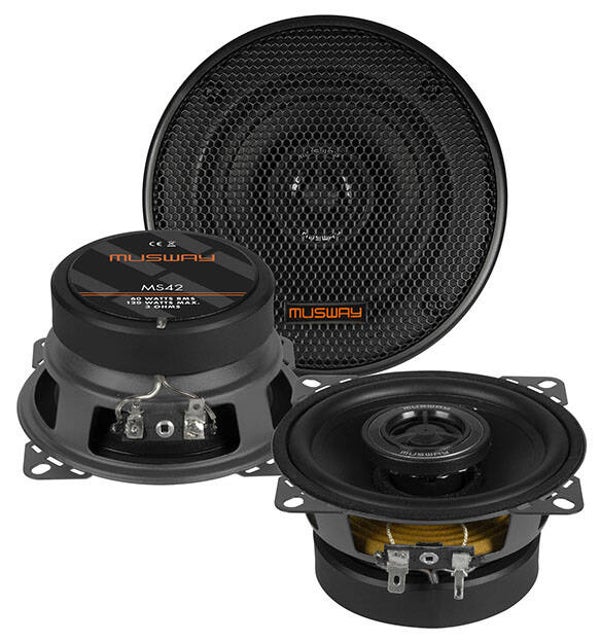 Musway MS42 10 CM (4”) 2-WAY COAXIAL-SPEAKERS