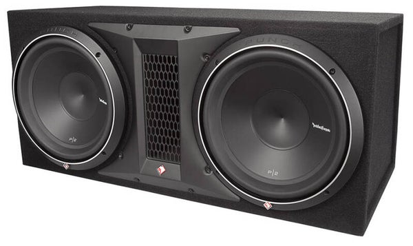 P2-2X12  2 x 30 cm (12”) Vented Subwoofer System Rockford Fosgate MEGA AKTIE