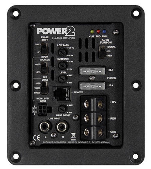 POWER2 - Versterkermodule - ESX - 475 watt RMS - 2 Ohm