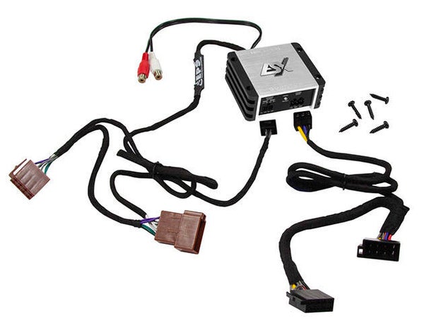 QS-FOUR-ISO - 4-Kanaals Versterker - ESX - ISO Plug & Play - 4x 60 watt RMS