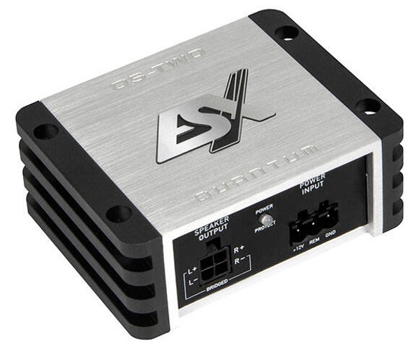 QS-TWO - 2-Kanaals Versterker - ESX - 2x 95 watt RMS - 2 Ohm