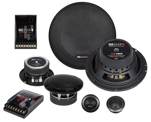 MBQUART QS165.3 16,5 cm (6,5 ") + 7,5 cm (3") 3-weg componentsysteem