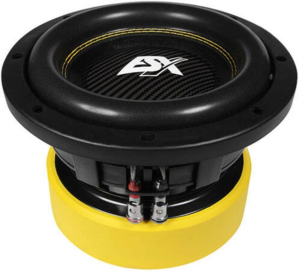 QXE8D2 - 8 inch Subwoofer - ESX - 400 watt RMS - 2x 2 Ohm