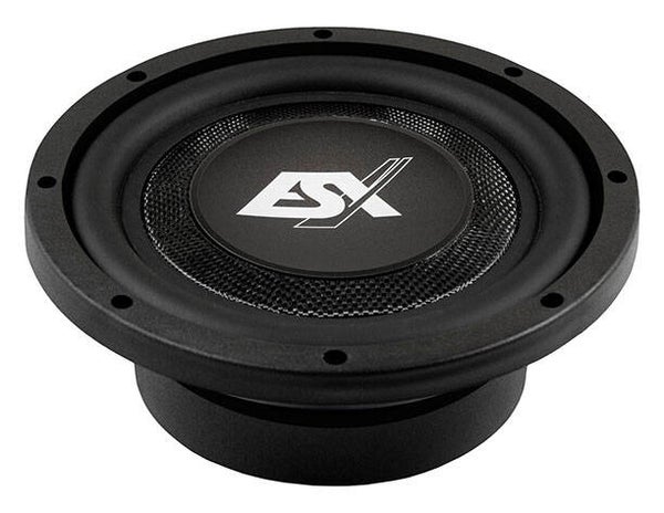 QXS8D4 - 8 inch Platte Subwoofer - ESX - 250 watt RMS - 2x 4 Ohm