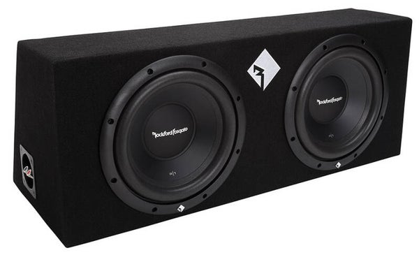 R1-2X10  2 x 25 cm (10”) Sealed Subwoofer System Rockford Fosgate