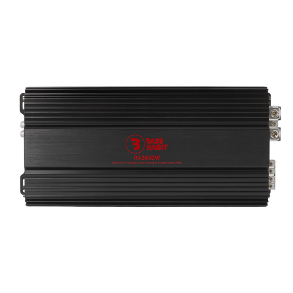 RA3600W - Monoblock - Bass Habit - 1800 watt RMS - 1 Ohm