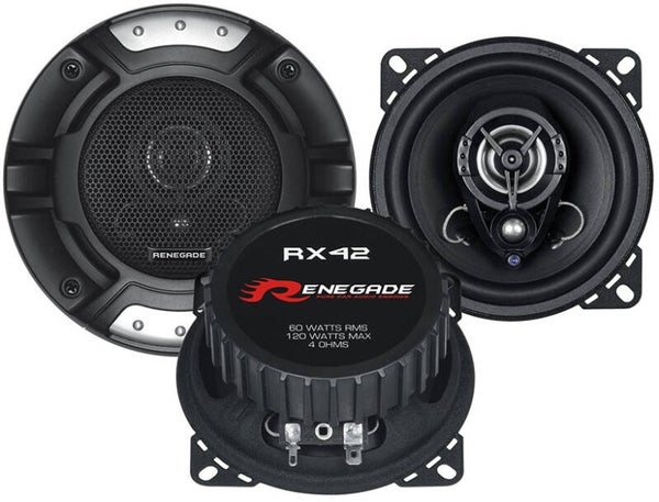 RX42 Renegade  10 cm (4") 2-Way Coaxial Speakers