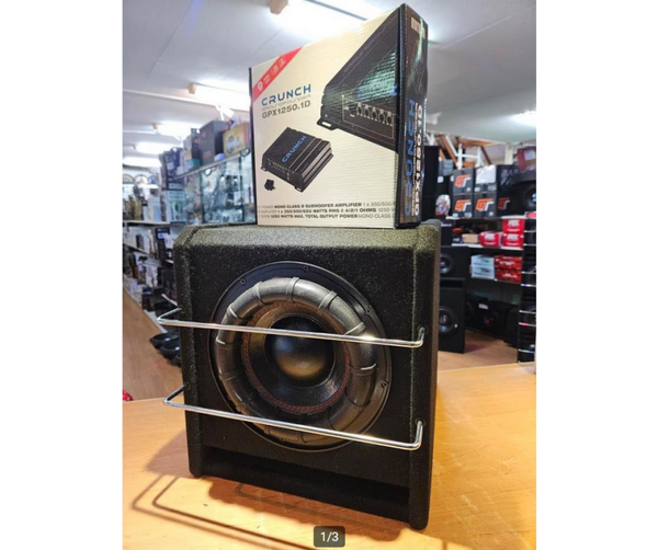 Subwooferset 1250watt 750rms lakro/crunch