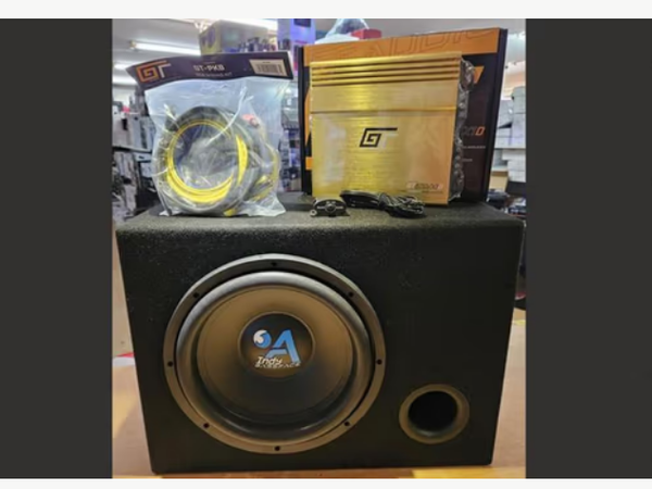 Bassface set 500watt rms met monoblok