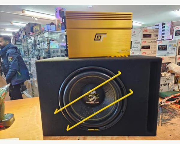 Dikke set van GZ/BASSFACE 1100WATT RMS