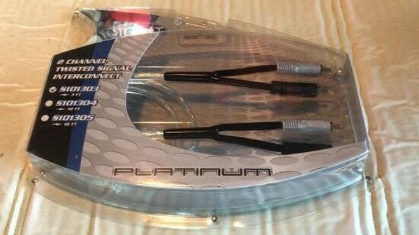 S101303 - RCA tulpkabel - SIGNAT Platinum - 1 meter - 2-kanaals