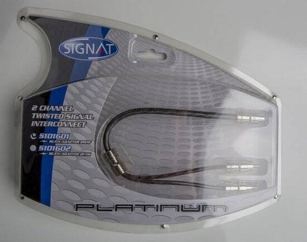 S101601 - RCA Y-adapter - SIGNAT Platinum - 30 cm - 1 female naar 2 male - Set van 2