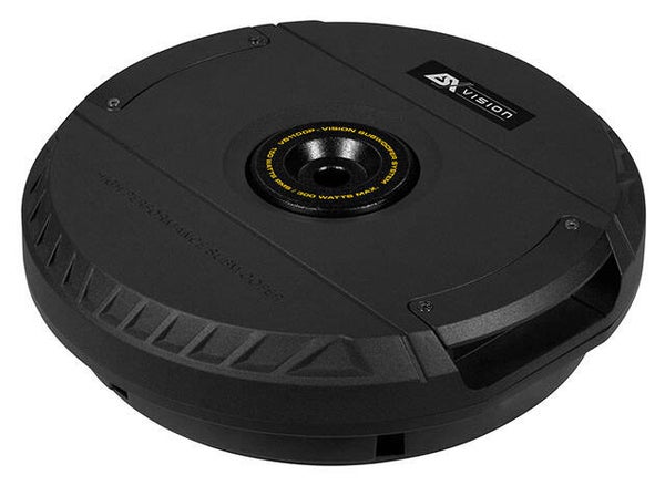 VS1100P - Reservewiel subwoofer - ESX - 11 inch - 150 watt RMS - 2+2 Ohm