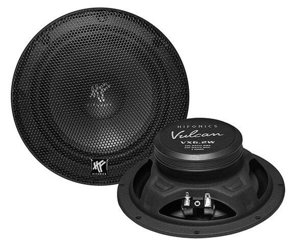 VX6.2W - Wooferpaar - Hifonics - 16,5 cm - 100 watt RMS - 4 Ohm