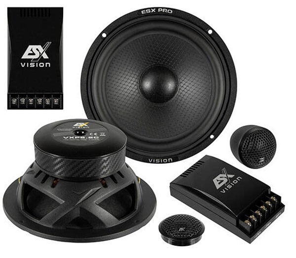VXP6.2C - Componentenset - ESX - 16,5 cm - 125 watt RMS