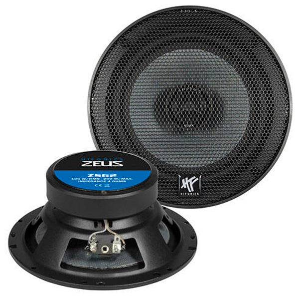 ZS62 - Coaxiale speakers - Hifonics - 16,5 cm - 100 watt RMS - 4 Ohm