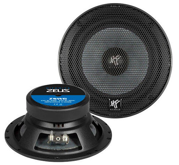ZSW6 - Wooferpaar - Hifonics - 16,5 cm - 100 watt RMS - 4 Ohm