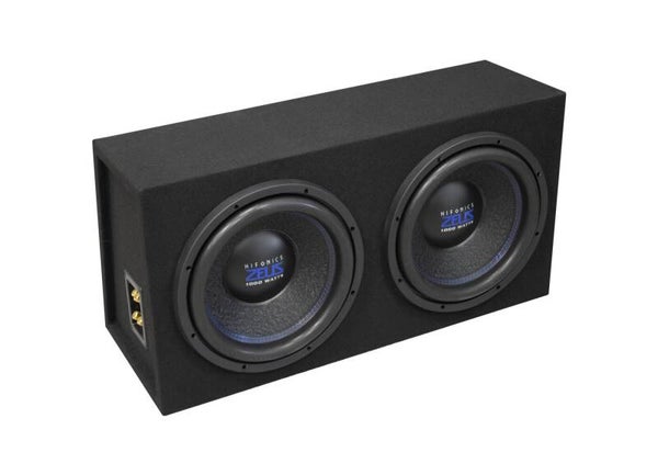 ZXS12SDUAL - Subwoofer in kist - Hifonics - 2 × 12 inch - 1000 watt RMS