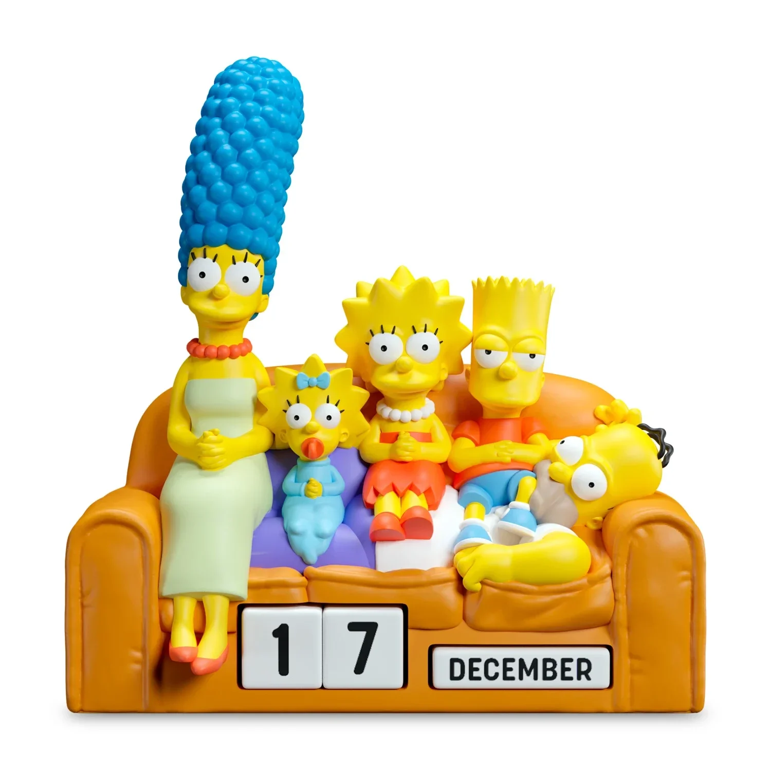 LES SIMPSON - Calendrier Perpétuel 3D en Résine