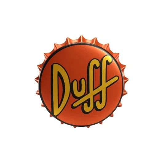 LES SIMPSONS - Duff - Magnet en Métal avec Décapsuleur