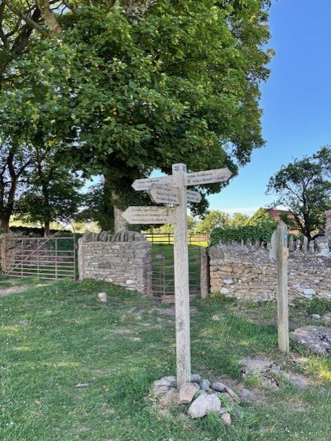 Signposts at Hill Farm, Cross Plain