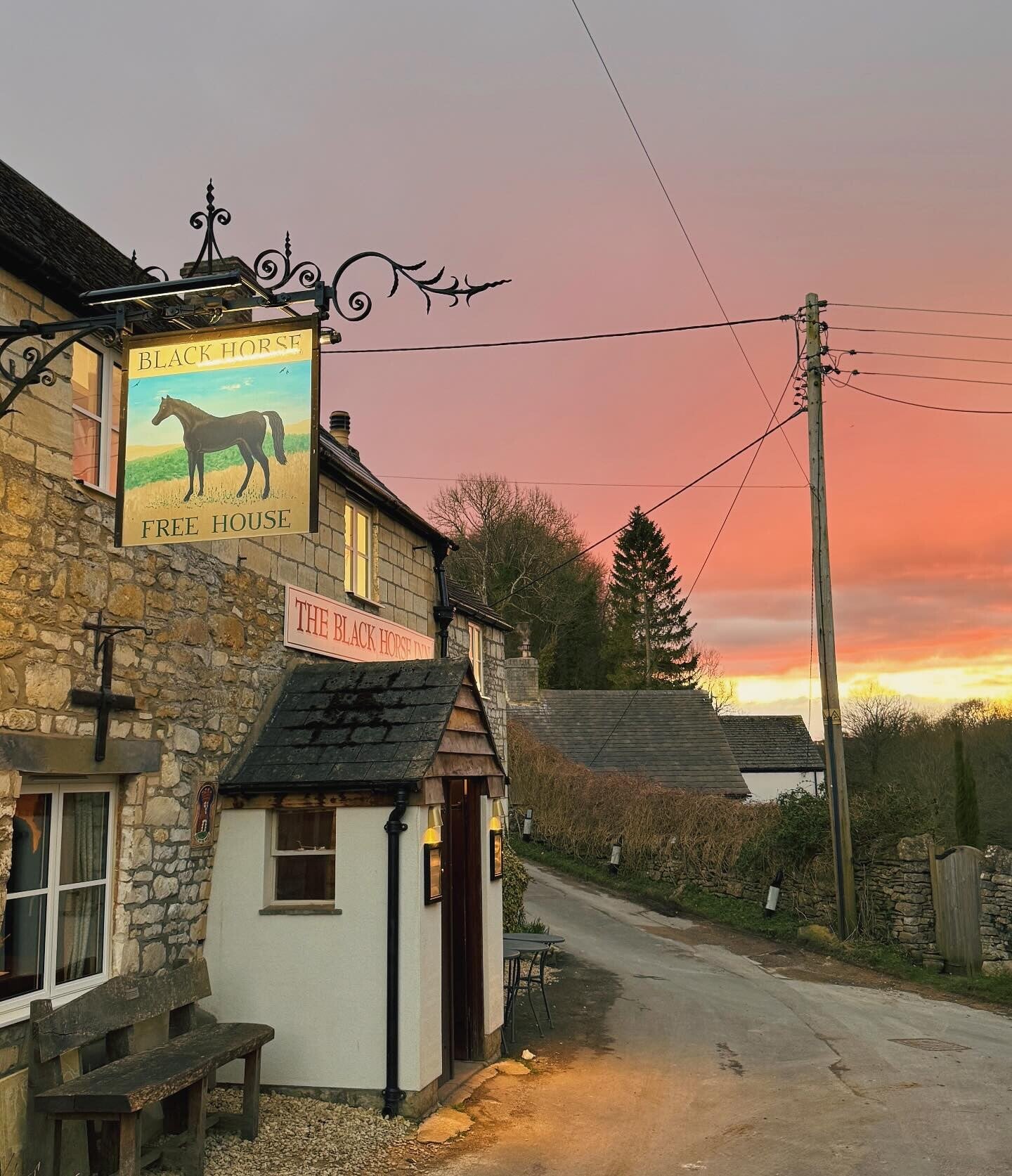 Pub Sign, The Black Horse Cranham