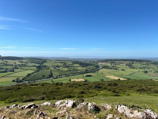View of M5 from Crook Peak