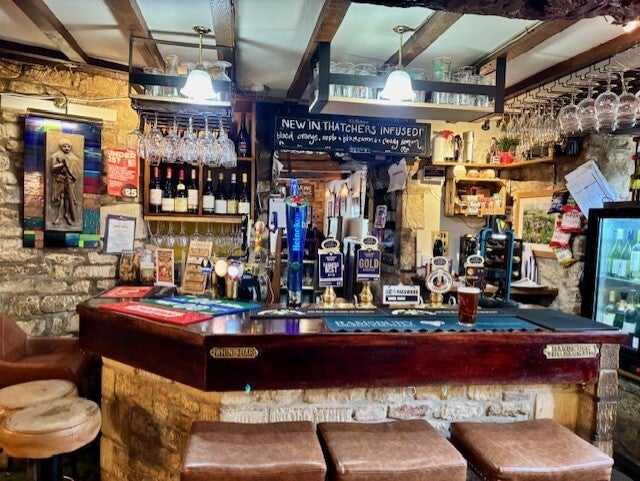 Bar at The Rattlebone Inn