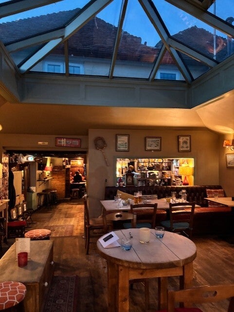 Dining Room at The Three Cups