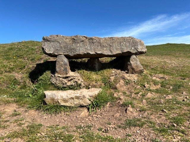 Memorial Stone, Waverig Down, ONLY A HILL BUT ALL OF LIFE TO ME