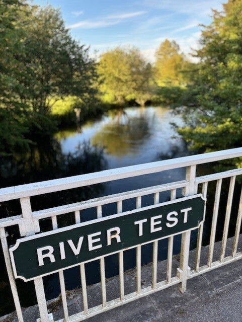 Bridge over the River Test at Stockbridge